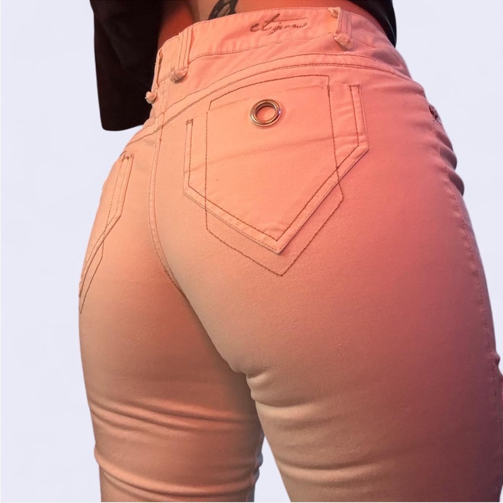 ☁️ C'est Toi Premium White Crop Cargo Jeans - Size 11